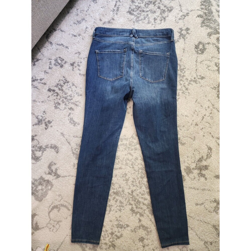 NEW LC Lauren Conrad Jeans Women 10 Blue High Rise Super Skinny Stretch Denim - Picture 7 of 10